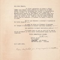 LETTRE D'ALBERT SKIRA À V. CHALIT