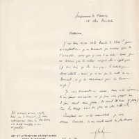 LETTRE DE JOSÉ CORTI