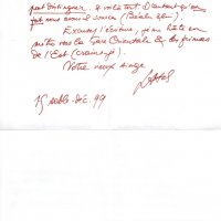 LETTRE DE LATIS