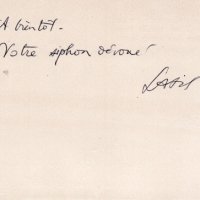 LETTRE SIGNÉE LATIS