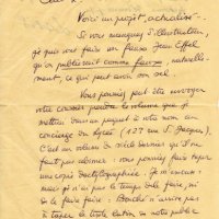 LETTRE SIGNÉE LATIS