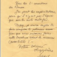 LETTRE DE LATIS