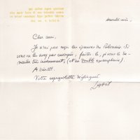 LETTRE DE LATIS