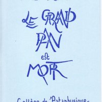 DESSIN POUR LA COUVERTURE DU GRAND PAN EST MORT