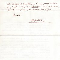 LETTRE DE HIPPOCLIDE (LATIS) À LOUIS BARNIER