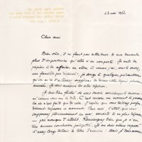 LETTRE DE LATIS À LOUIS BARNIER