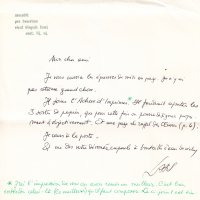 EMMANUEL PEILLET À LOUIS BARNIER