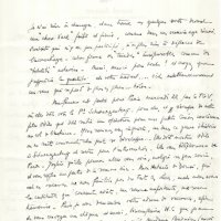 LETTRE DE MARCEL DUMONT À LOUIS BARNIER