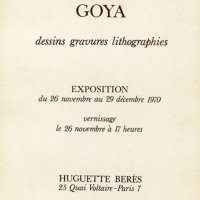 CARTON EXPOSITION GOYA