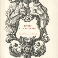 LIVRES ET MANUSCRITS