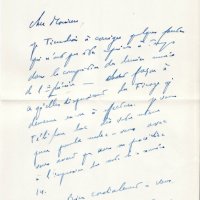 LETTRE D'ANDRÉ DU BOUCHET À LOUIS BARNIER