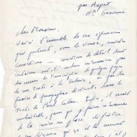 LETTRE D'ANDRÉ DU BOUCHET