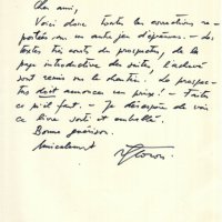 LETTRE DE FLOCON À LOUIS BARNIER