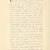 LETTRE DE PAB À LOUIS BARNIER