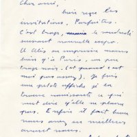 LETTRE DE PAB À LOUIS BARNIER