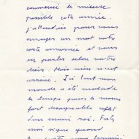 LETTRE DE PAB À LOUIS BARNIER