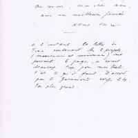 LETTRE DE RENÉ CHAR À L'IMPRIMERIE UNION