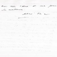 LETTRE DE RENÉ CHAR À L'IMPRIMERIE UNION