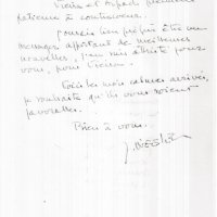 LETTRE DE GUY WEELEN À RENÉ CHAR