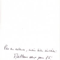 VOEUX DE BONNE ANNÉE DE C. BARRIER-KEMPF ET M. KEMPF