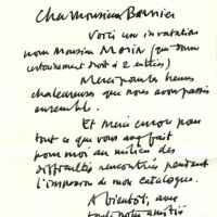 LETTRE DE ESTÈVE À LOUIS BARNIER