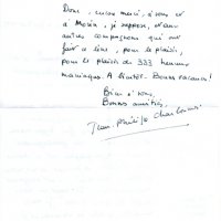 LETTRE DE JEAN-PHILIPPE CHARBONNIER