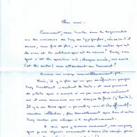 LETTRE DE JEAN TOULET