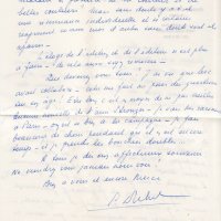 LETTRE DE CÉCILE DUBOST