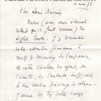 LETTRE DE FRANÇOIS CHAPON