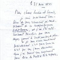 LETTRE DE MARIANNE (?)