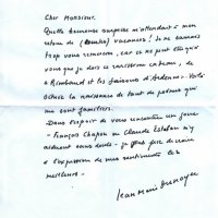 LETTRE DE J.-M. DUNOYER