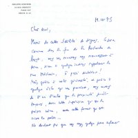 LETTRE DE PHILIPPE SCHUWER