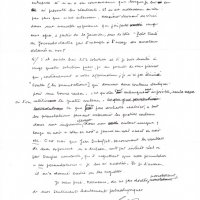 BROUILLON D'UNE LETTRE DE LOUIS BARNIER
