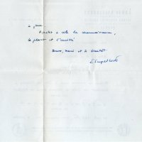 LETTRE DE E. ENGELBERTS